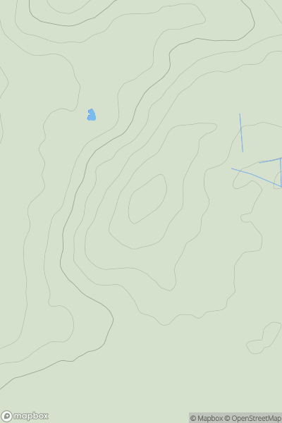 Thumbnail image for Pole Hill [Central and Eastern England] showing contour plot for surrounding peak
